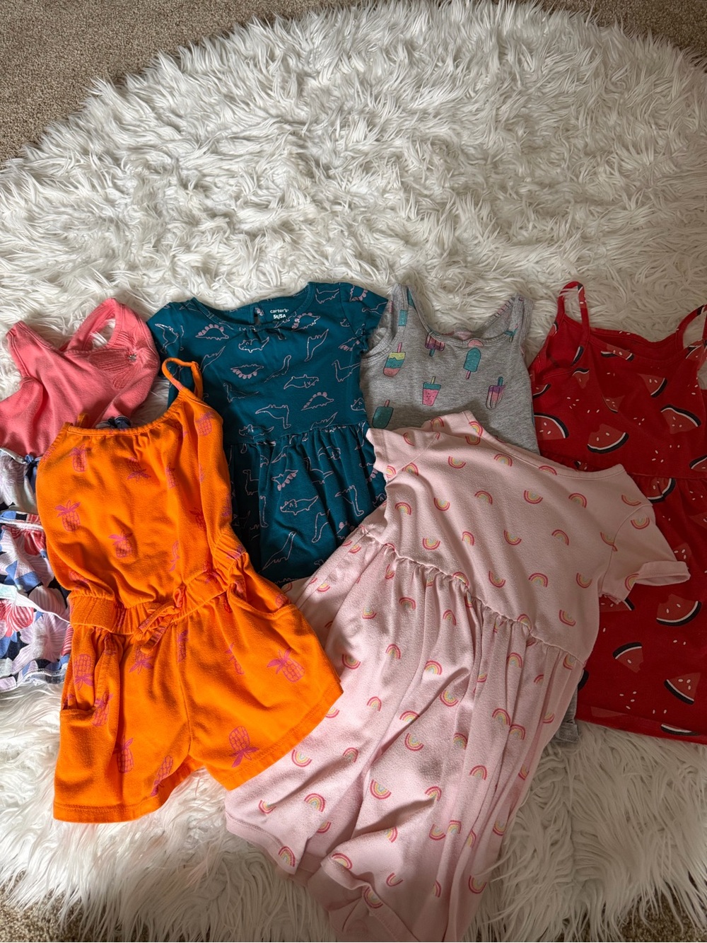 Girls Summer Dress Lot Size 5/5T Carter’s Gymboree Bundle